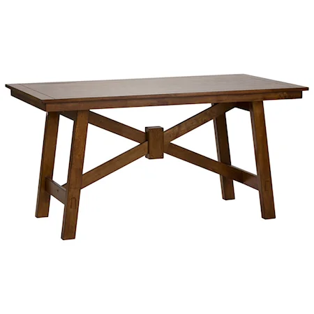 Rectangular Trestle Table